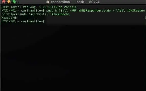 How to flush and reset DNS Cache