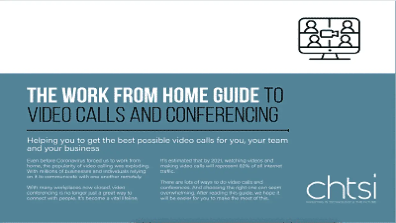 working from home Video Calling Guide