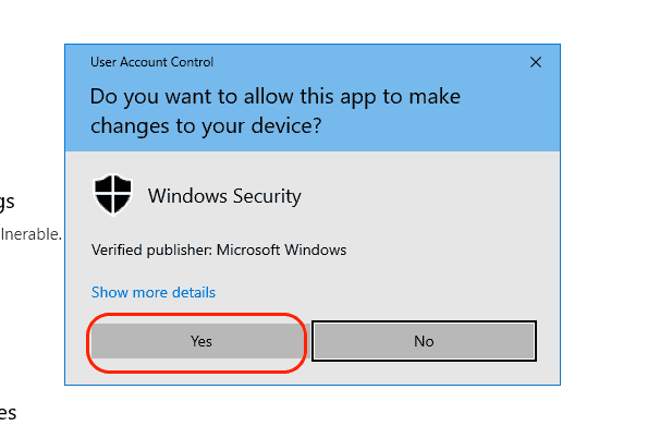 User Access Control