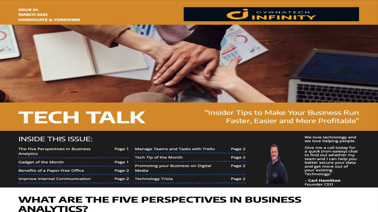 Tech Talk March 2022