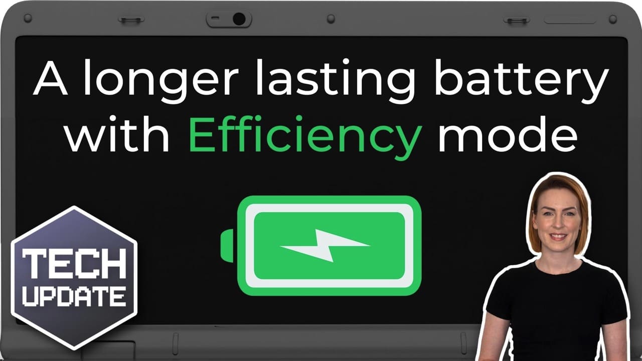 A longer lasting battery with efficiency mode
