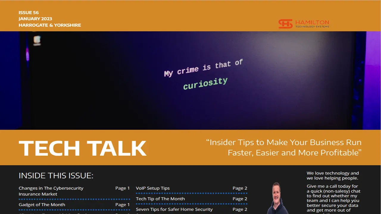 Tech Talk January 2023