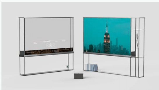 What Were the Coolest Consumer Products Showcased at CES 2024? 2 LG 4K Transparent OLED TV
